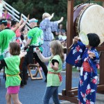 Learning the Japanese festival dance