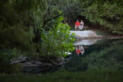 benches offer moments of quiet reflection