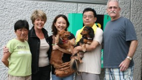 Steve and Carol Gaither with Isesaki host family