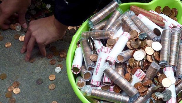 opps, dropped the pennies on the way to the bank